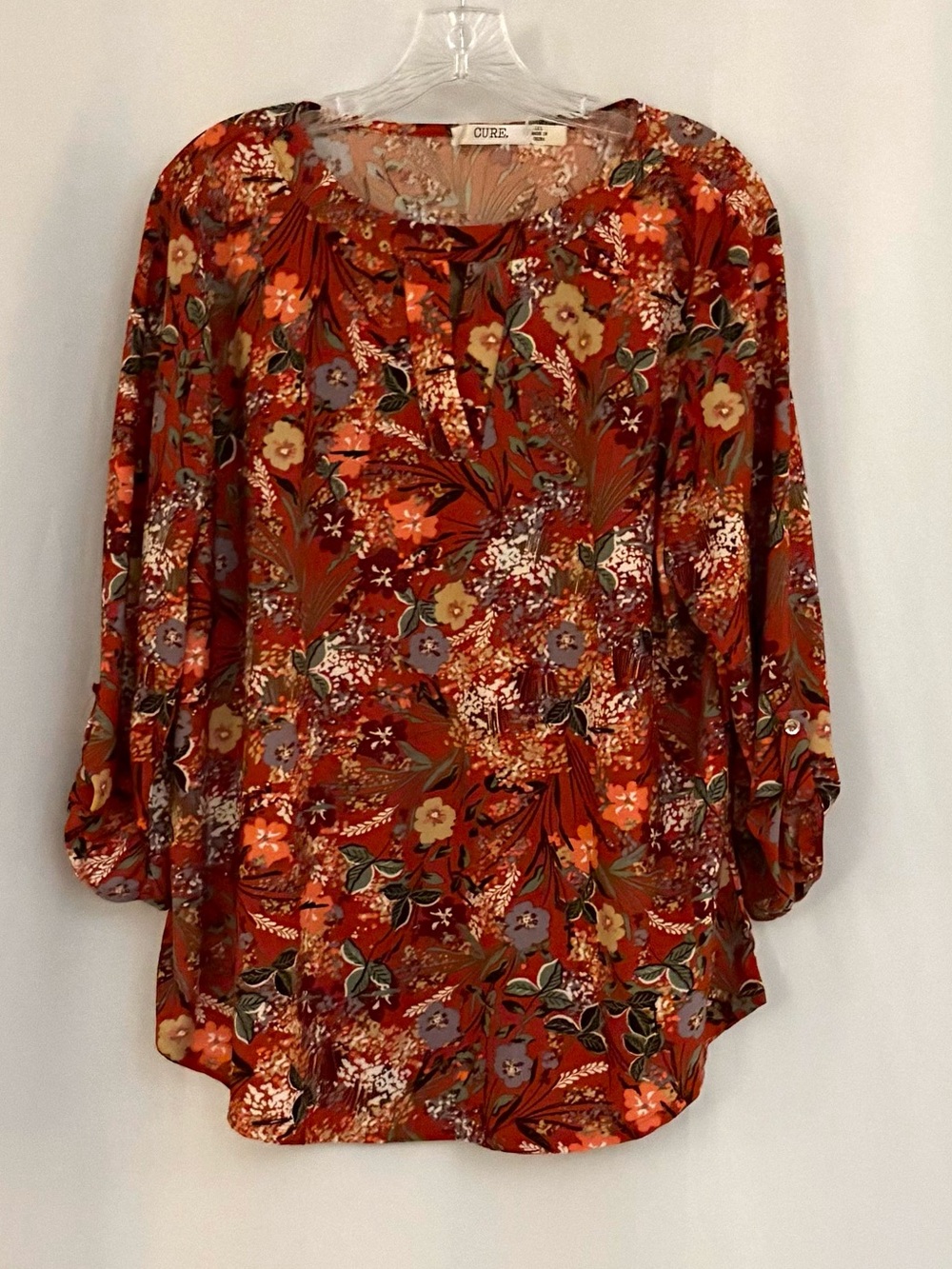Cure Floral 3/4 Sleeve Blouse